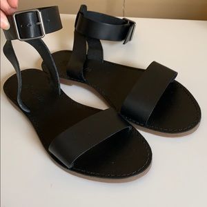 Madewell black sandals